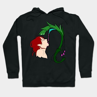 Copy of Elf drinking from a flower Hoodie